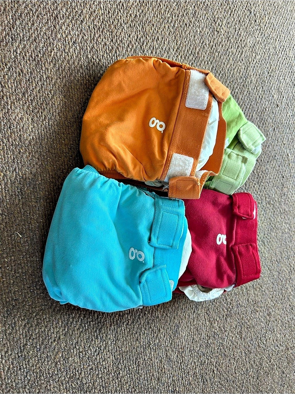 gDiaper Cloth Diaper Covers and inserts - size medium